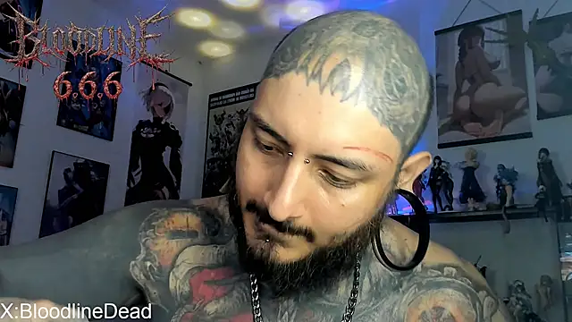 Show de DEATHINK666XX na webcam