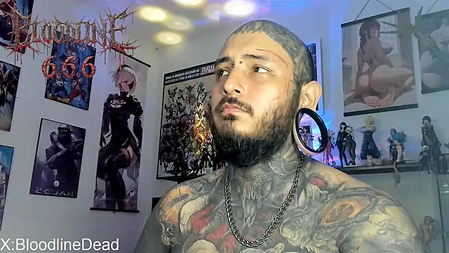Show de DEATHINK666XX na webcam