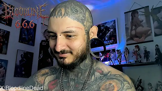 Show de DEATHINK666XX na webcam