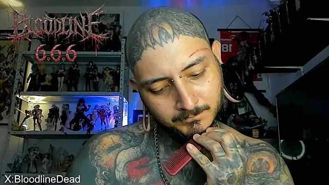 הופעת וובקאם של DEATHINK666XX