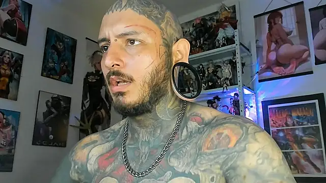 הופעת וובקאם של DEATHINK666XX