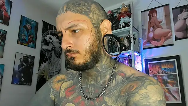 הופעת וובקאם של DEATHINK666XX
