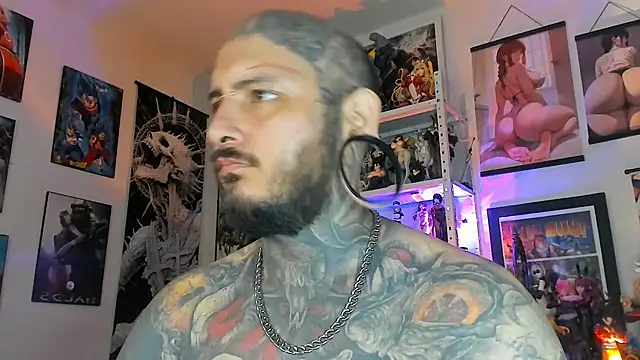 Show de DEATHINK666XX na webcam