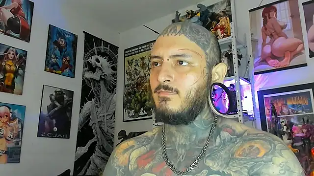 Show de DEATHINK666XX na webcam