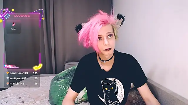 Show de Littlepinkcat na webcam