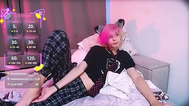 Littlepinkcat: διαδικτυακό σόου στην κάμερα