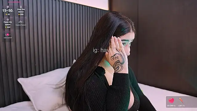 Chat XXX ao vivo de haylie_