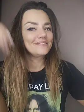 Show modela KrissSexi na web-kameri