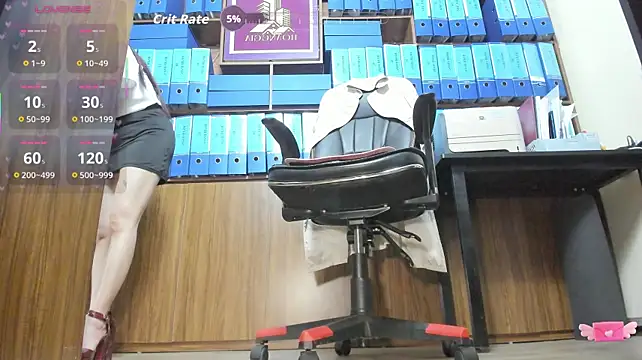 Office_Sexy Show in webcam