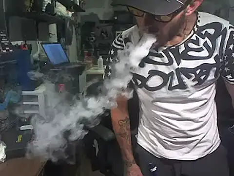 Show de CloudDadddyyy na webcam