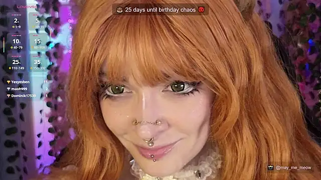 Show webcam de Mee-Meow