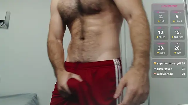 Show modela cutehairymacho na web-kameri