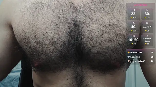 cutehairymacho Webcam-Show