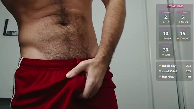 Show de cutehairymacho na webcam