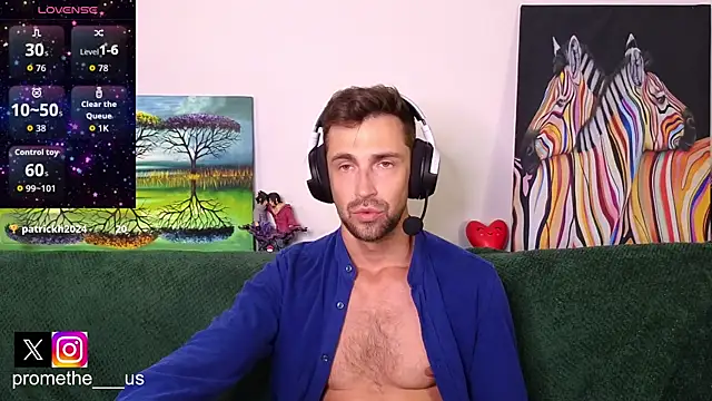הופעת וובקאם של Promethe_us