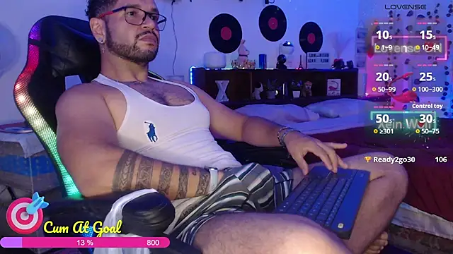 Show de Xein_WoIf na webcam