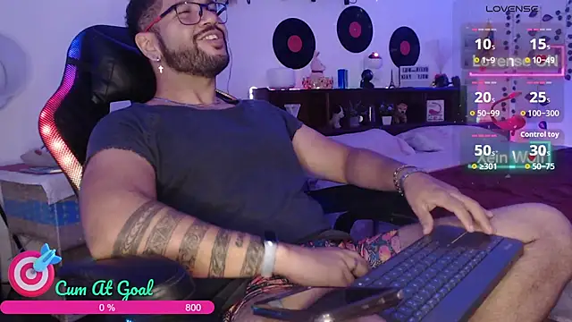 Show de Xein_WoIf na webcam
