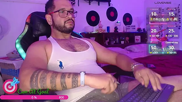 Show de Xein_WoIf na webcam