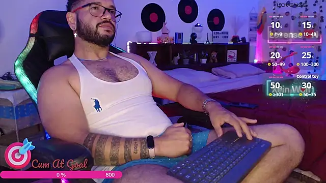 Show de Xein_WoIf na webcam