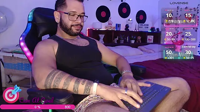 Show de Xein_WoIf na webcam