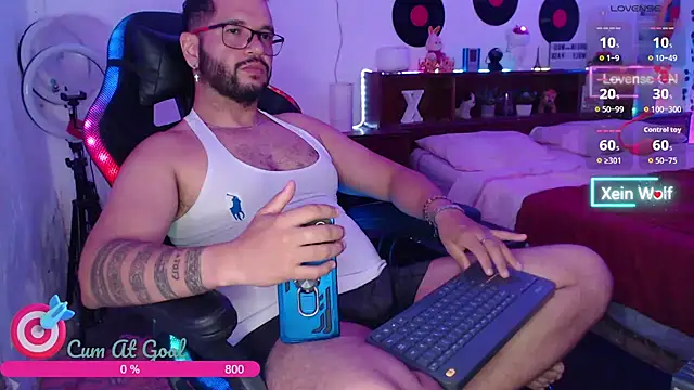 Show de Xein_WoIf na webcam