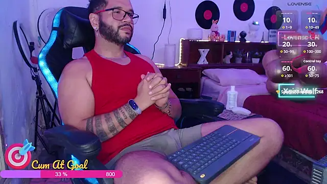 Show de Xein_WoIf na webcam
