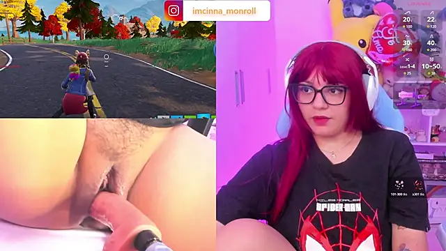 Show modela cinna_monroll na web-kameri