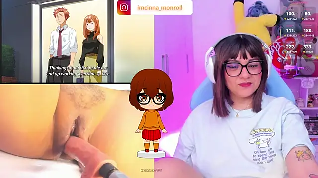 Show modela cinna_monroll na web-kameri