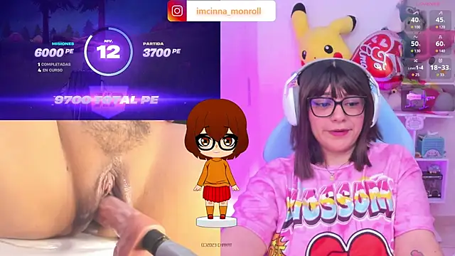 הופעת וובקאם של cinna_monroll