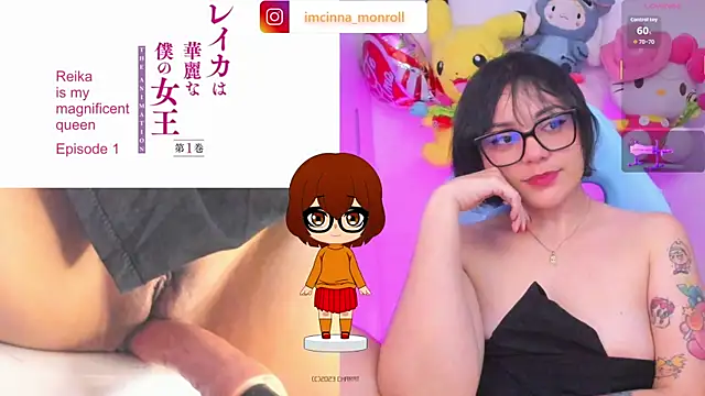 Show de cinna_monroll na webcam