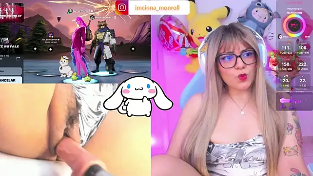 Show de cinna_monroll na webcam