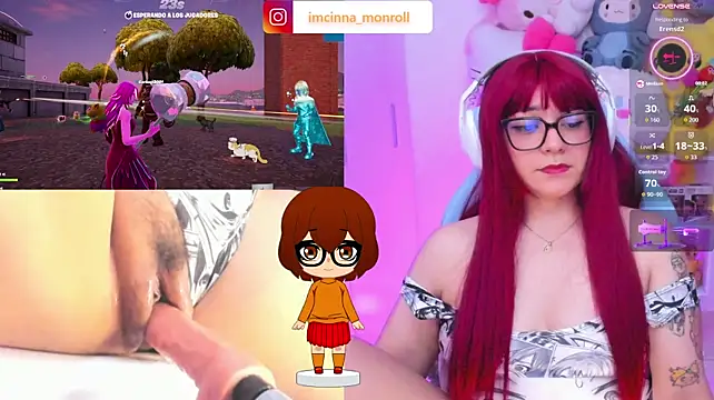Show de cinna_monroll na webcam