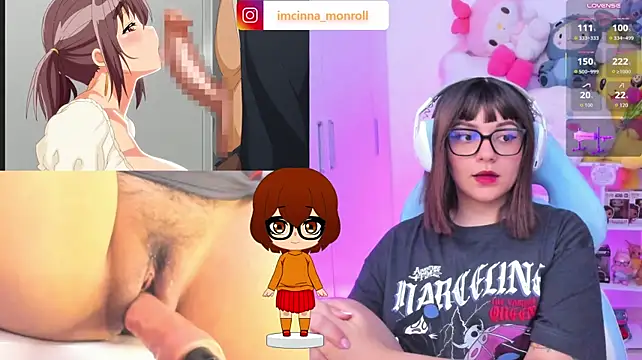 Show de cinna_monroll na webcam