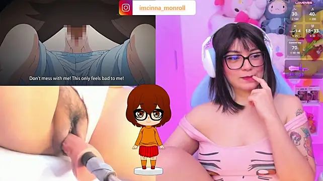 Show de cinna_monroll na webcam