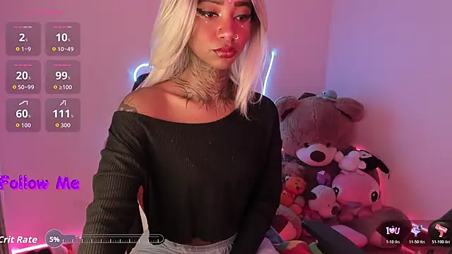AshantiiSweet élő XXX-chatje
