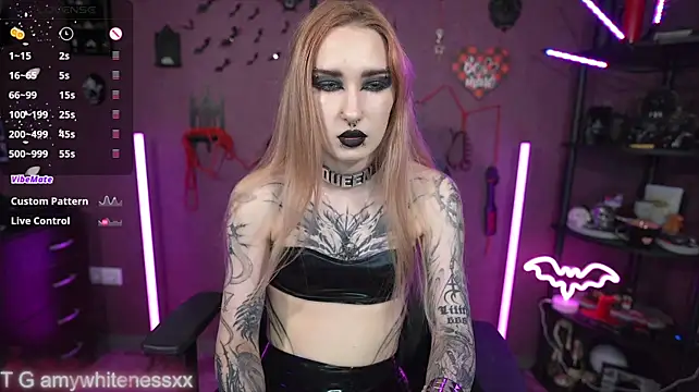 Show modela amywhitenessxx na web-kameri