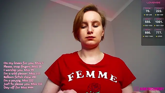 KinkyMissCherry: απευθείας συνομιλία ΧΧΧ