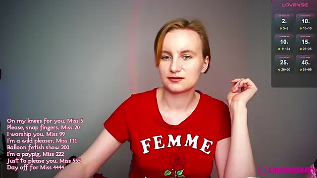 Živý XXX chat KinkyMissCherry