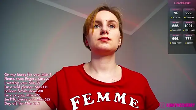 Chat XXX ao vivo de KinkyMissCherry