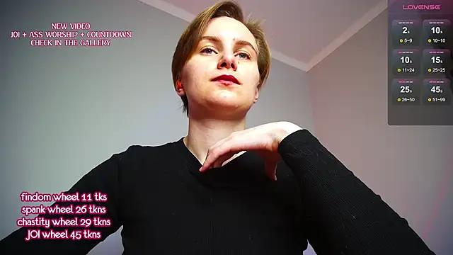 KinkyMissCherry Шоу с уебкамера