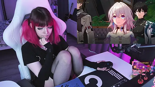 Show de Yumi_Youkai na webcam