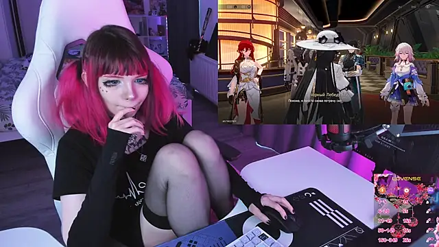 Show de Yumi_Youkai na webcam