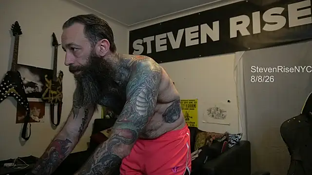 Show modela StevenRiseNYC na web-kameri