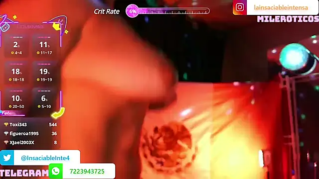 LaInsaciableIntensa's Live Sex Cam Show
