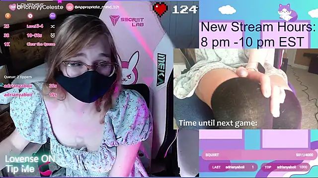 HoneyyCeleste's Live Sex Cam Show