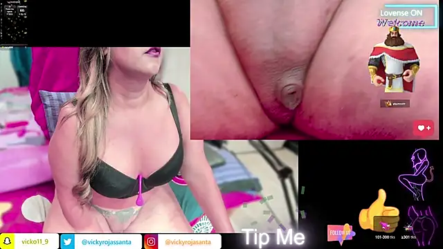 Show sexual ao vivo de QueenVickyGX