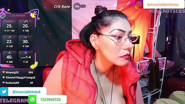 LaInsaciableIntensa's Webcam Show