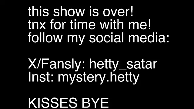 Hetty_satar's Webcam Show