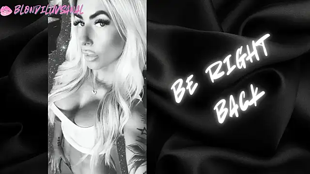 blondiluvsanal: вебкам-шоу