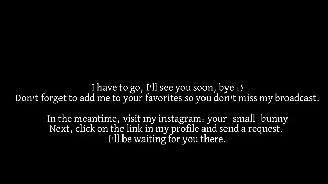 Your_small_bunny's Webcam Show